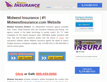 Tablet Screenshot of midwestinsurance.com